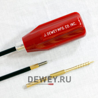 Шомпол J.DEWEY для .22 калибра (5,6мм) 102 см (40") цельный в оплетке 22C-40 Шомпол J.DEWEY для .22 калибра (5,6мм) 102 см (40") цельный в оплетке 22C-40