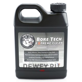 Bore Tech EXTREME CLEAN - средство для очистки подвижных частей оружия от гари, масла и грязи, канистра, 950мл. (BTCS-73532) Bore Tech EXTREME CLEAN - средство для очистки подвижных частей оружия от гари, масла и грязи, канистра, 950мл. (BTCS-73532)